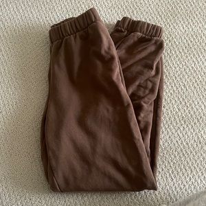 Brown brandy Melville sweatpants